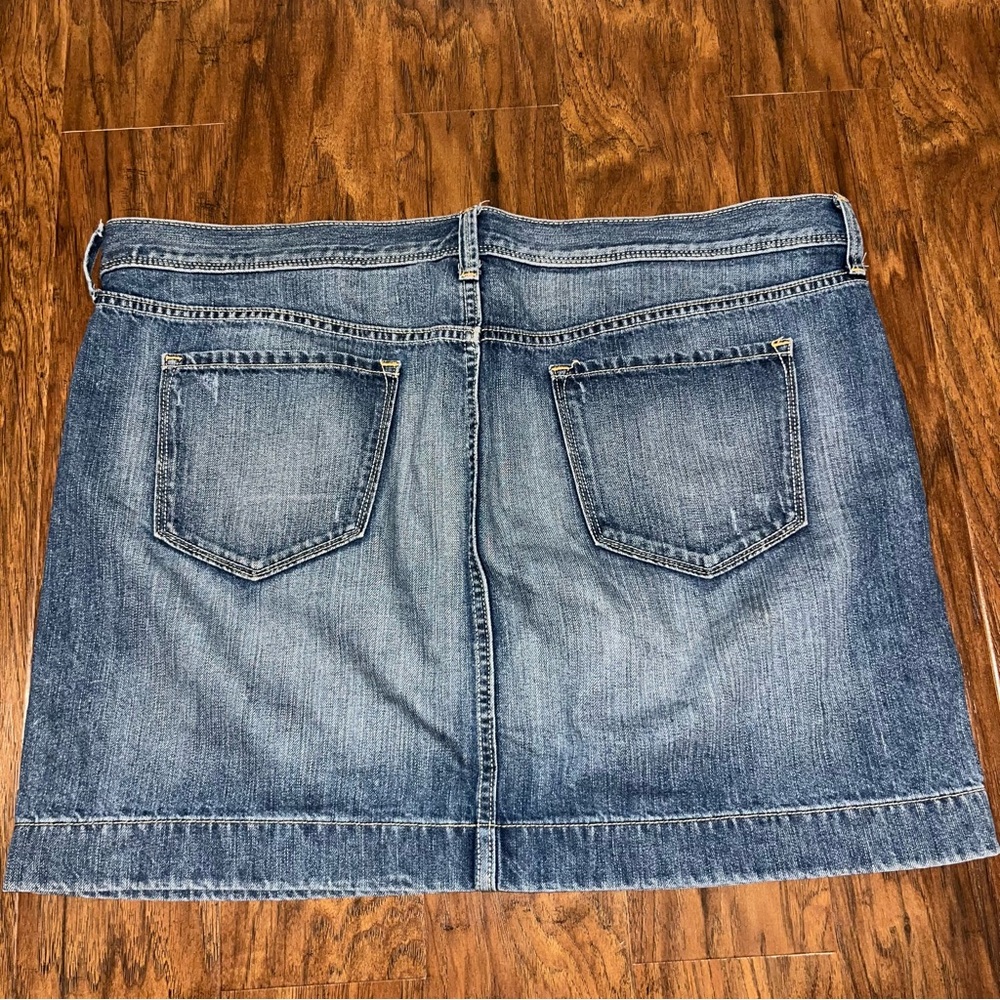 Old Navy Blue Casual Mini Denim Skirt Women’s 16 - Picture 7 of 8